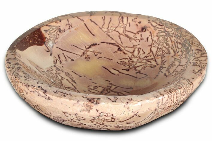 Polished Saharan Desert Jasper Dish - Morocco #326939